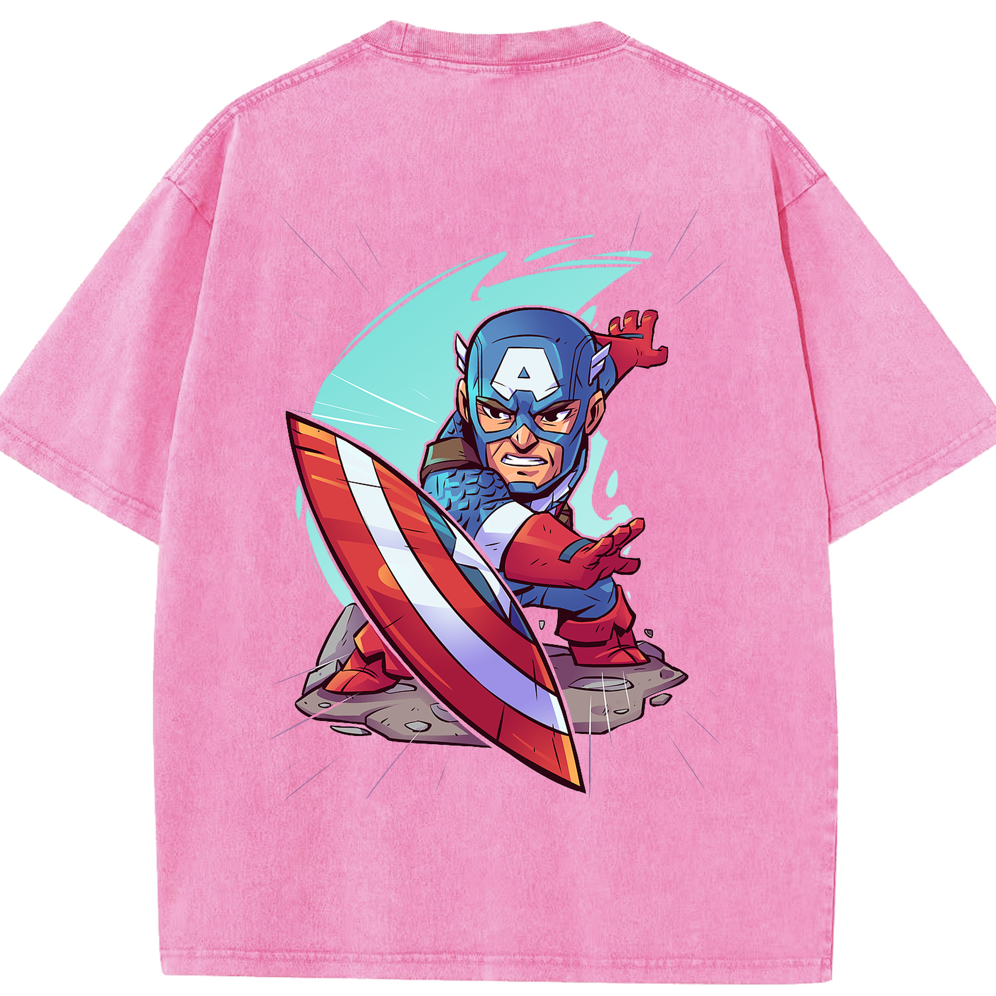 （画像用） アベンジャーズ The Avengers 綿100% ヴィンテージ風 半袖Tシャツ（背面プリント）